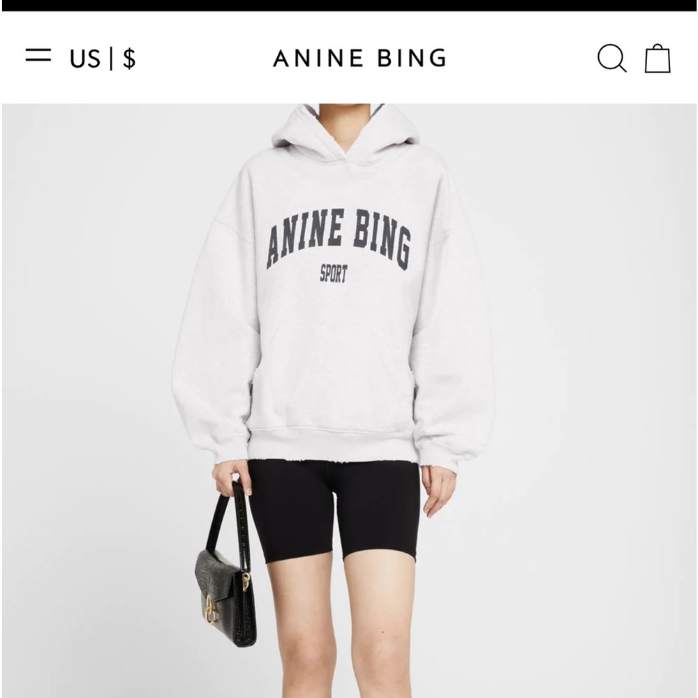 Annie Bing Harvey Sweatshirt Heather Grey